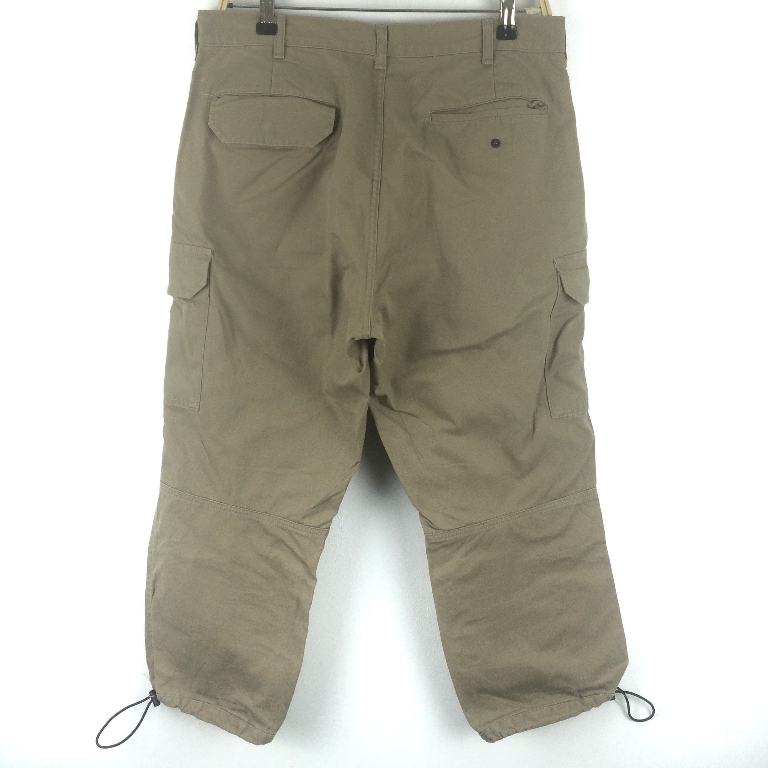 Blue Blue Japan × Designer × Japanese Brand X222 JAPAN MADE BLUE WAY COMPANY CARGO CROPPED PANTS Size US 34 / EU 50 - 2 Thumbnail