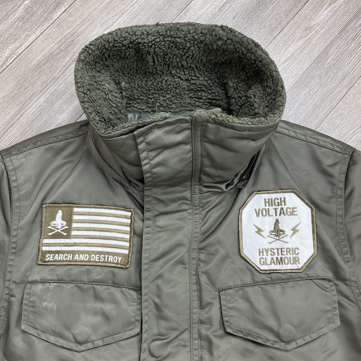 Hysteric Glamour × Japanese Brand Vintage Hysteric Glamour Search And Destroy Fish Tail Jacket Size US L / EU 52-54 / 3 - 5 Thumbnail