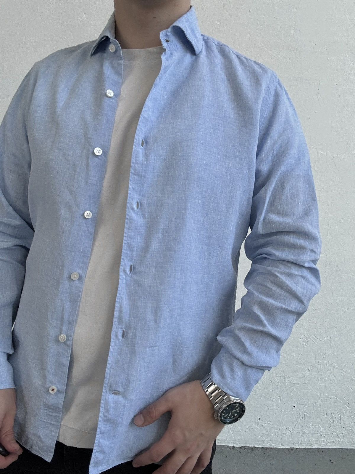 Loro Piana Loro Piana Linen Silk Shirt Size US M / EU 48-50 / 2 - 4 Thumbnail