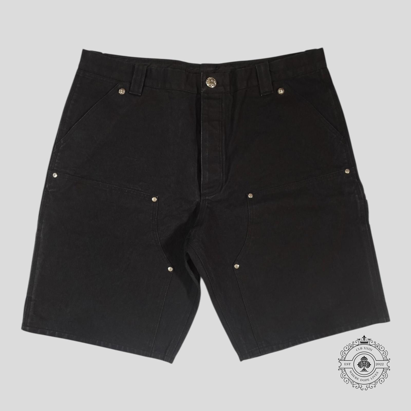 Chrome Hearts Chrome Hearts Cross Patch Carpenter Shorts in Black - 40 Size US 40 / EU 56 - 1 Thumbnail