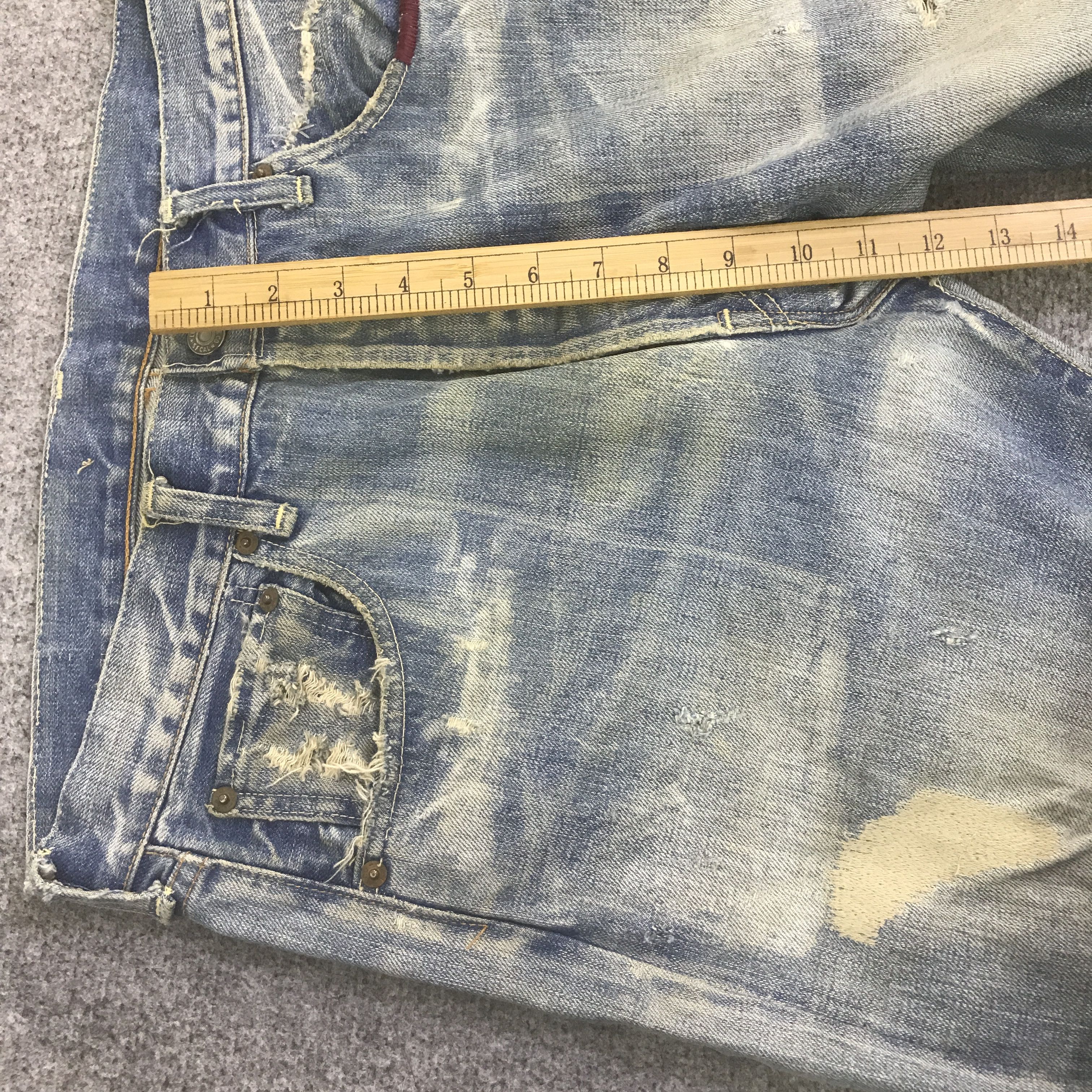 Levi's LEVIS 501 PATCHWORK JEANS DEMIM PANTS K129B8 Size US 32 / EU 48 - 8 Thumbnail