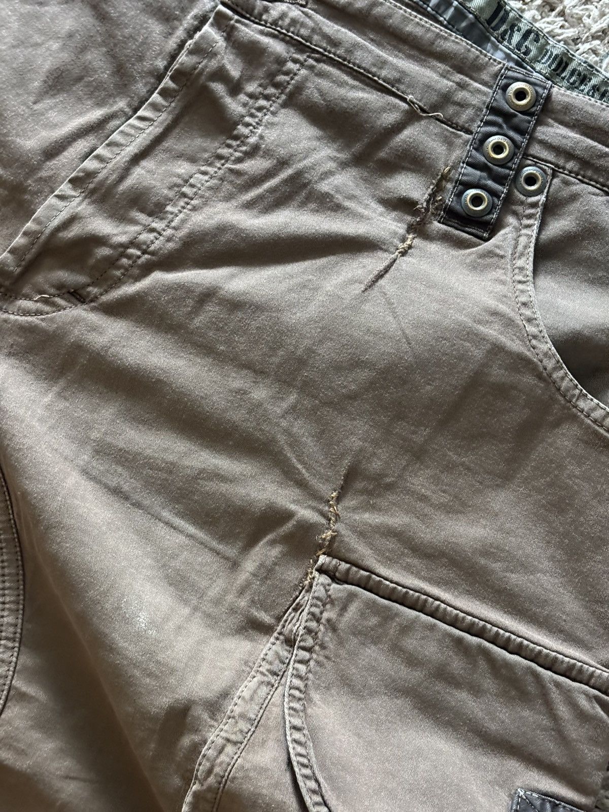 Dolce & Gabbana Ss03 brown dolce & gabbana cargo pants Size US 40 / EU 56 - 4 Thumbnail