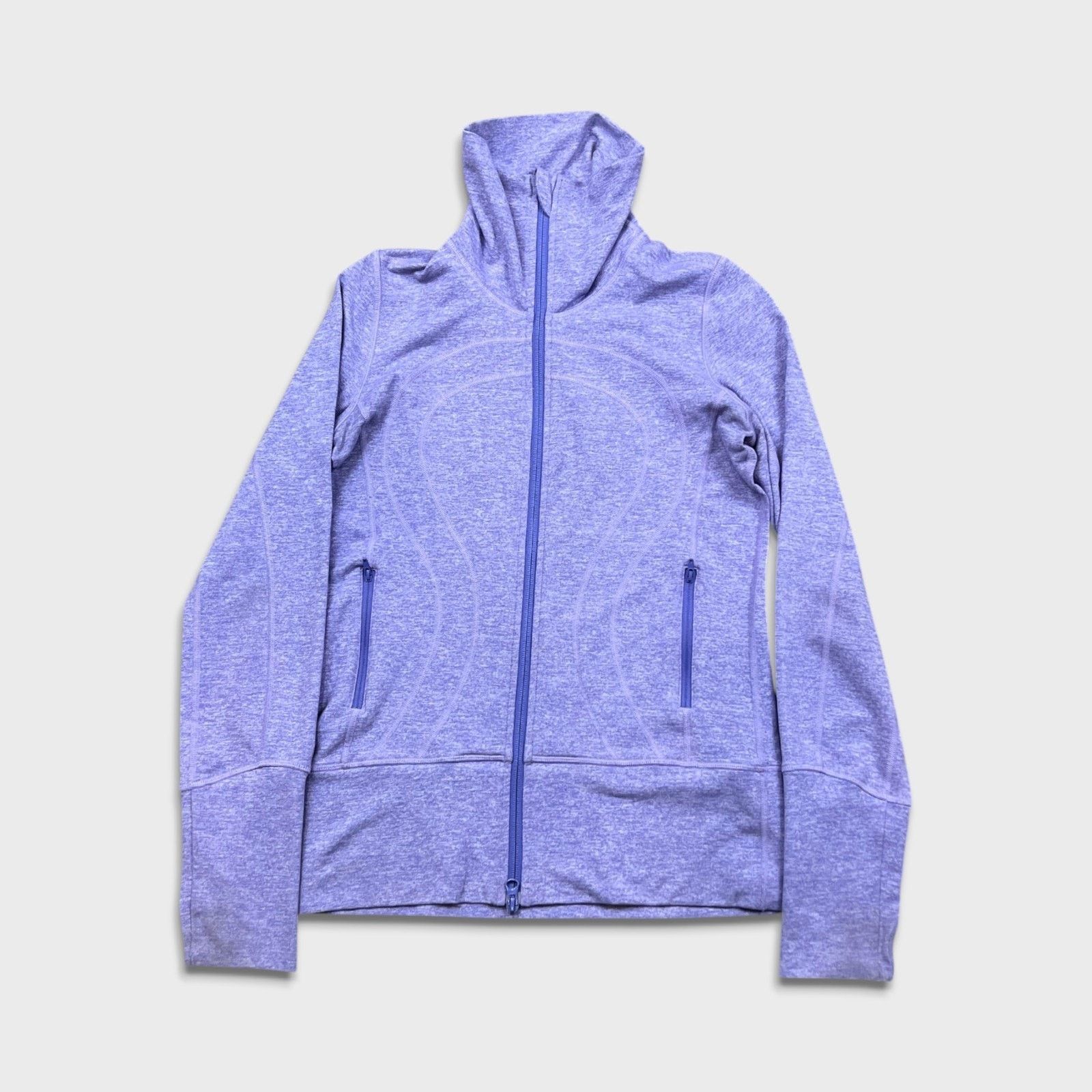 Lululemon Lululemon In Stride Jacket Size 4 Purple Full Zip Hooded Size S / US 4 / IT 40 - 1 Thumbnail