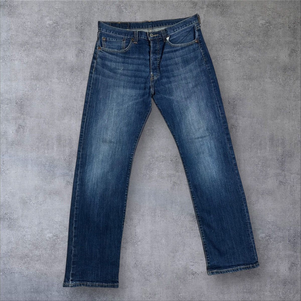 Levi's × Vintage Vintage Levi’s 501 Washed Jeans Denim Pants Navy Blue w32 Size US 32 / EU 48 - 1 Thumbnail