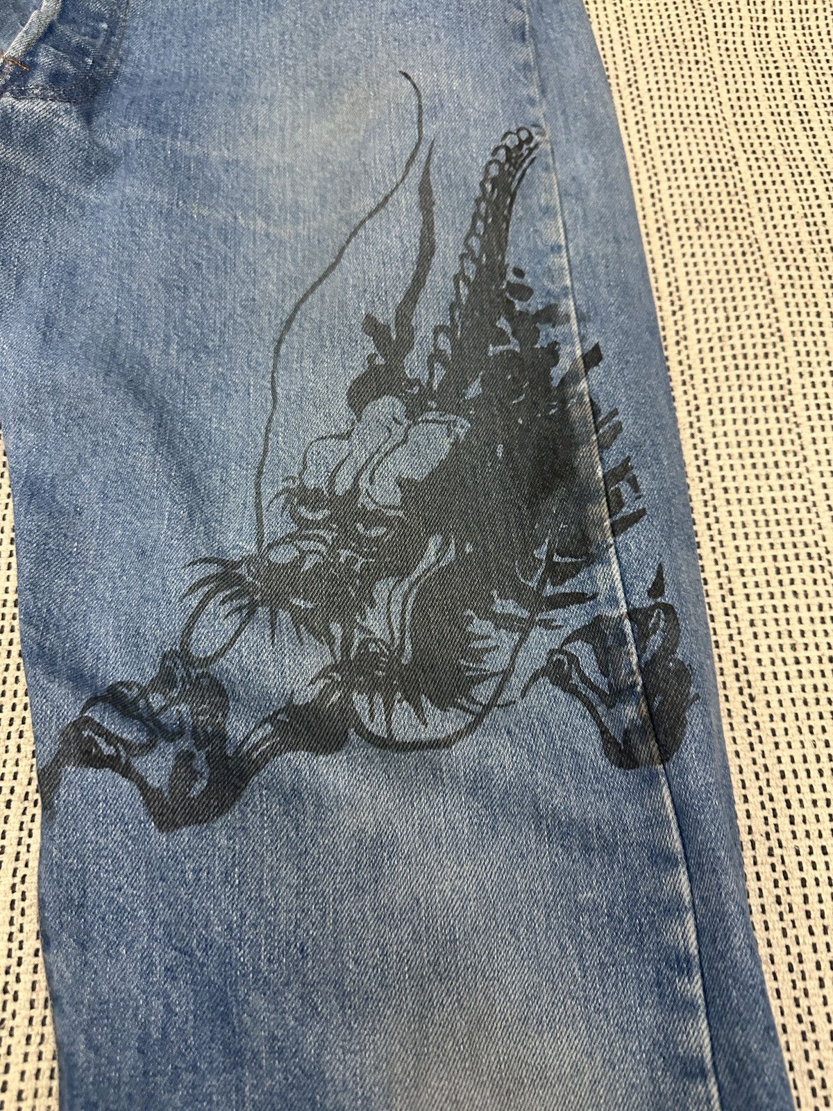 Levi's 🔥🔥🔥Vintage 80s Levi’s 501 Jeans Denim Pants Dragon Size US 34 / EU 50 - 3 Thumbnail