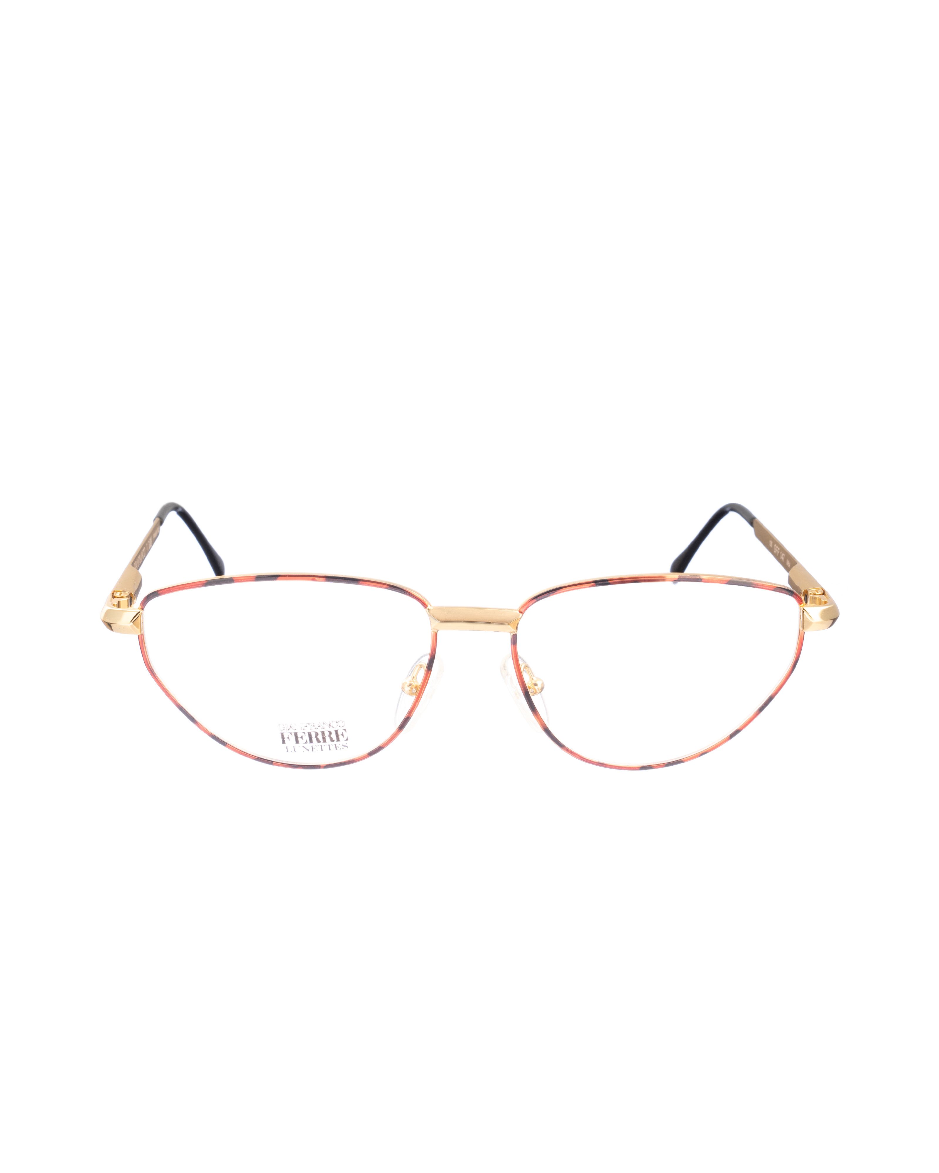 Gianfranco Ferre Gianfranco Ferre 00s Gold and Orange Cateye Glasses Size ONE SIZE - 2 Thumbnail