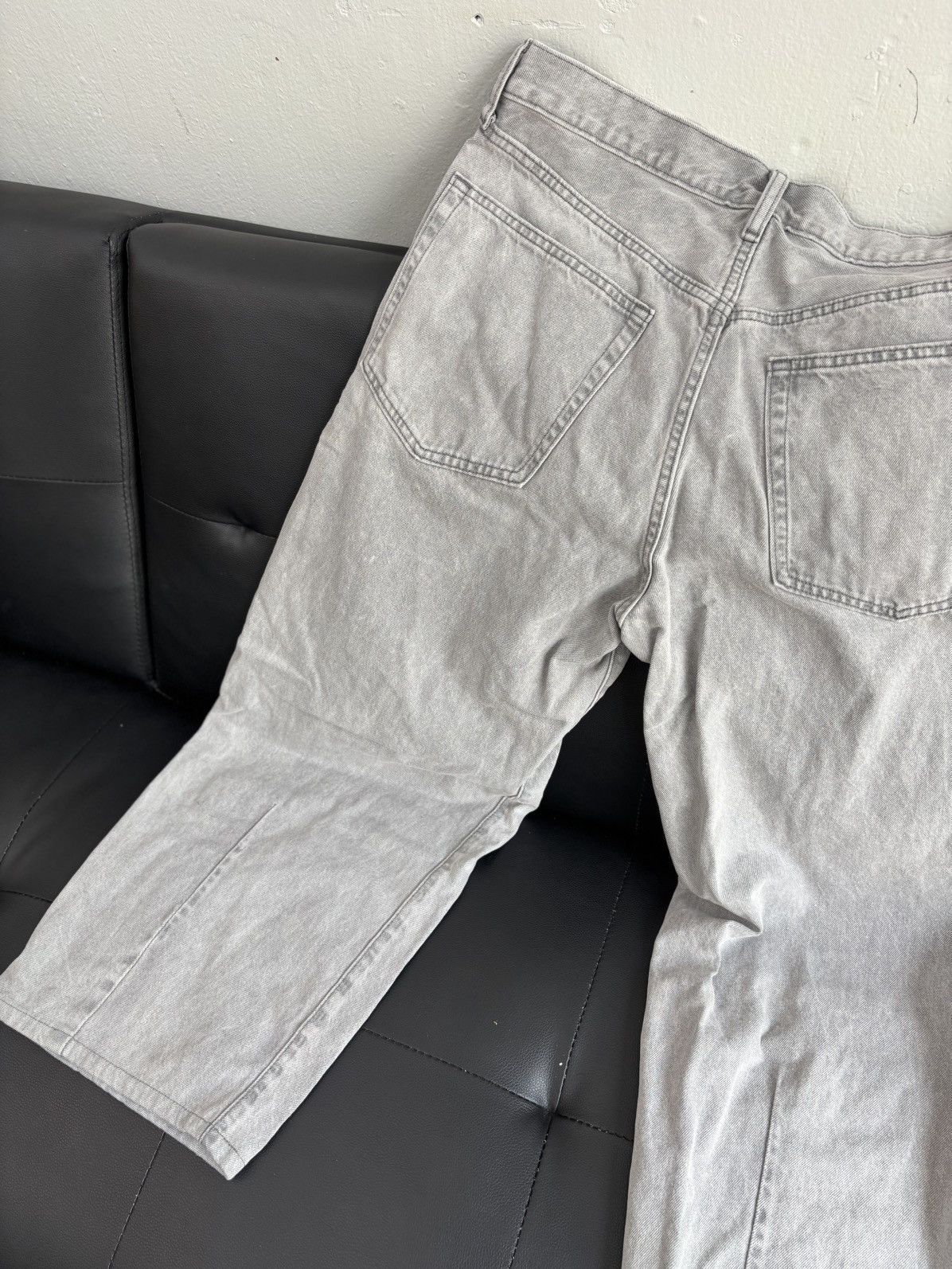 GU × Japanese Brand × Uniqlo GU Baggy Wide Leg 🤍 Size US 34 / EU 50 - 6 Thumbnail