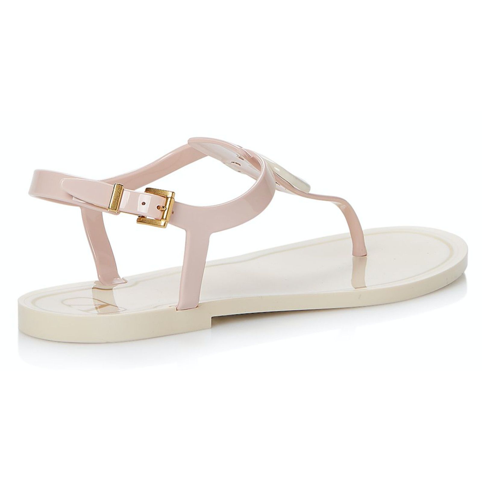 Valentino Valentino Rockstud Pink V Logo PVC Thong Rubber Jelly Size US 11 / IT 41 - 10 Thumbnail
