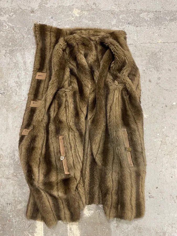Balmain 1990s Balmain Faux Fur Reversible Jacket Size S / US 4 / IT 40 - 9 Thumbnail