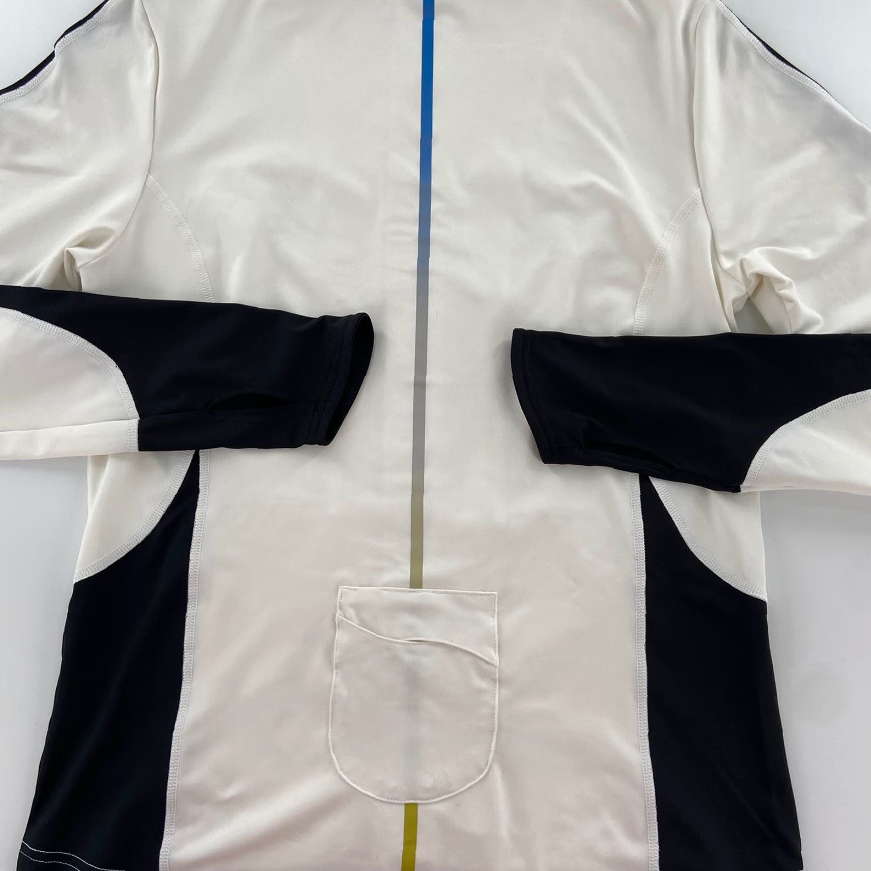 Vintage NordicTrack Women's Medium White Athletic Jacket Polyester Spandex Full Zipper Size M / US 6-8 / IT 42-44 - 4 Thumbnail