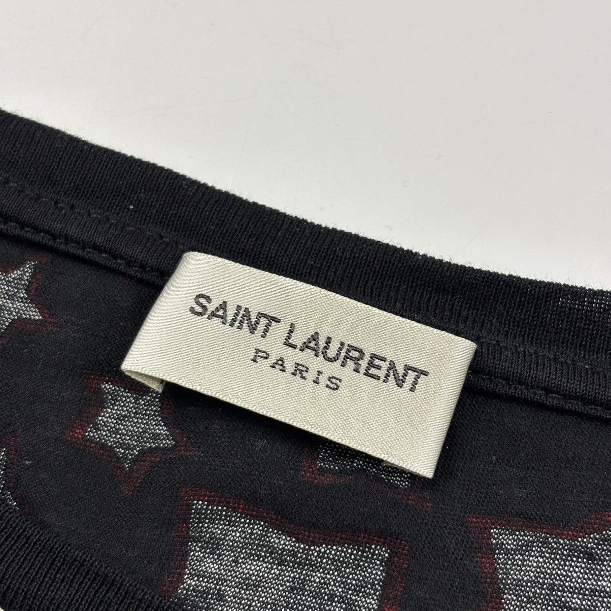 Saint Laurent Paris Saint Laurent Star Print Shirt Size XS / US 0-2 / IT 36-38 - 4 Thumbnail