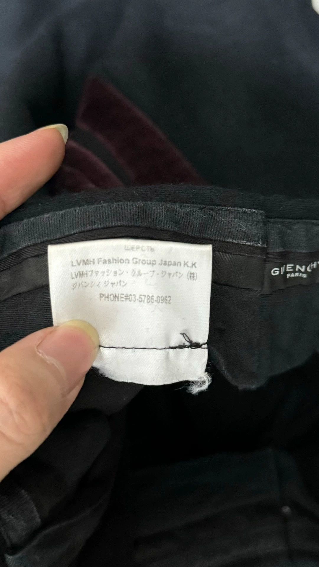 Givenchy Givenchy Velvet Side Trim Wool Trousers 50 Size US 44 / EU 60 - 5 Thumbnail