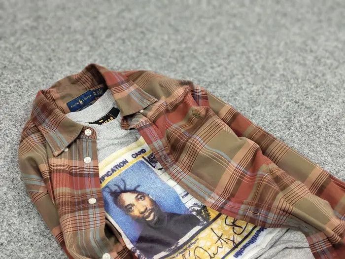 Polo Ralph Lauren Vintage Flannel Shirt Travis Scott Style Streetwear Hype Size US XL / EU 56 / 4 - 8 Thumbnail