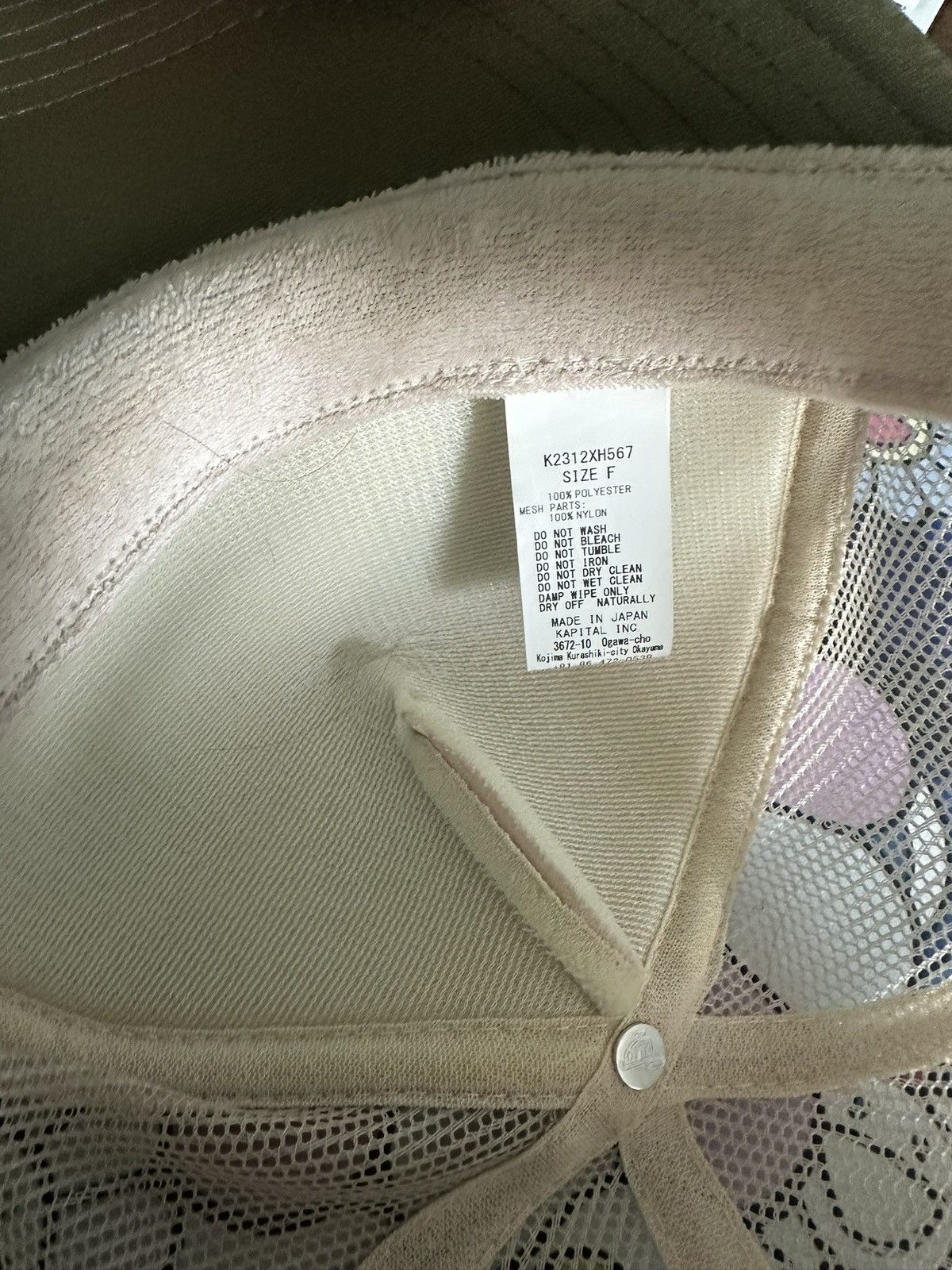 Kapital Kapital trucker Hat Size ONE SIZE - 3 Thumbnail