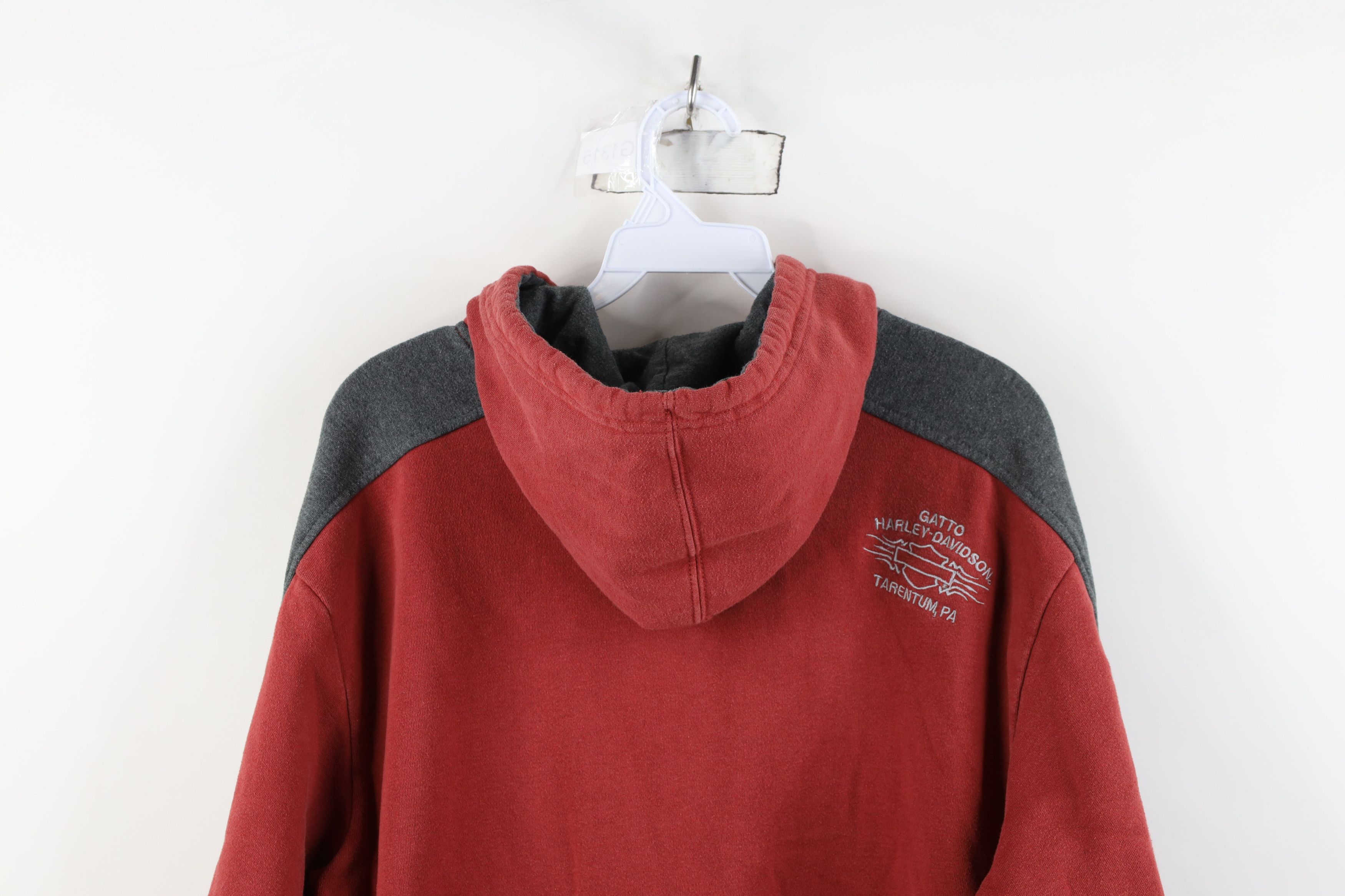 Harley Davidson Vintage Harley Davidson Spell Out Hoodie Sweatshirt Red Size US M / EU 48-50 / 2 - 13 Thumbnail