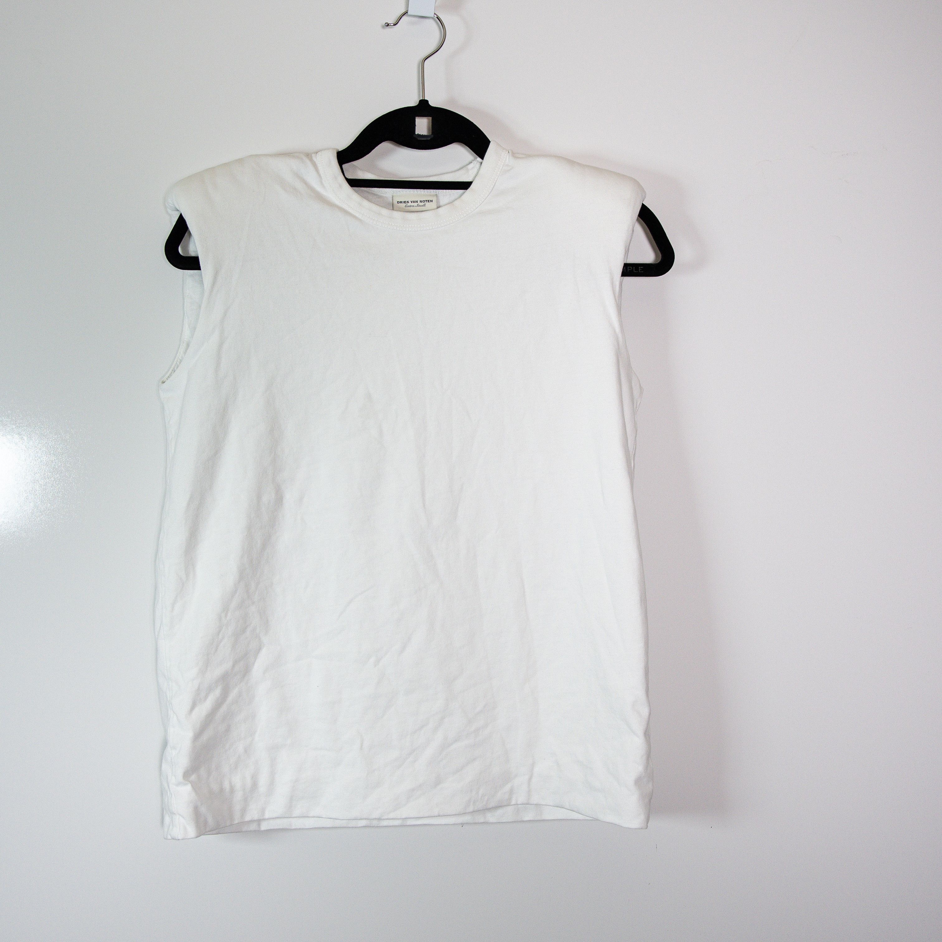 Dries Van Noten Dries Van Noten Cotton Crew Neck Shoulder Size XS / US 0-2 / IT 36-38 - 1 Thumbnail