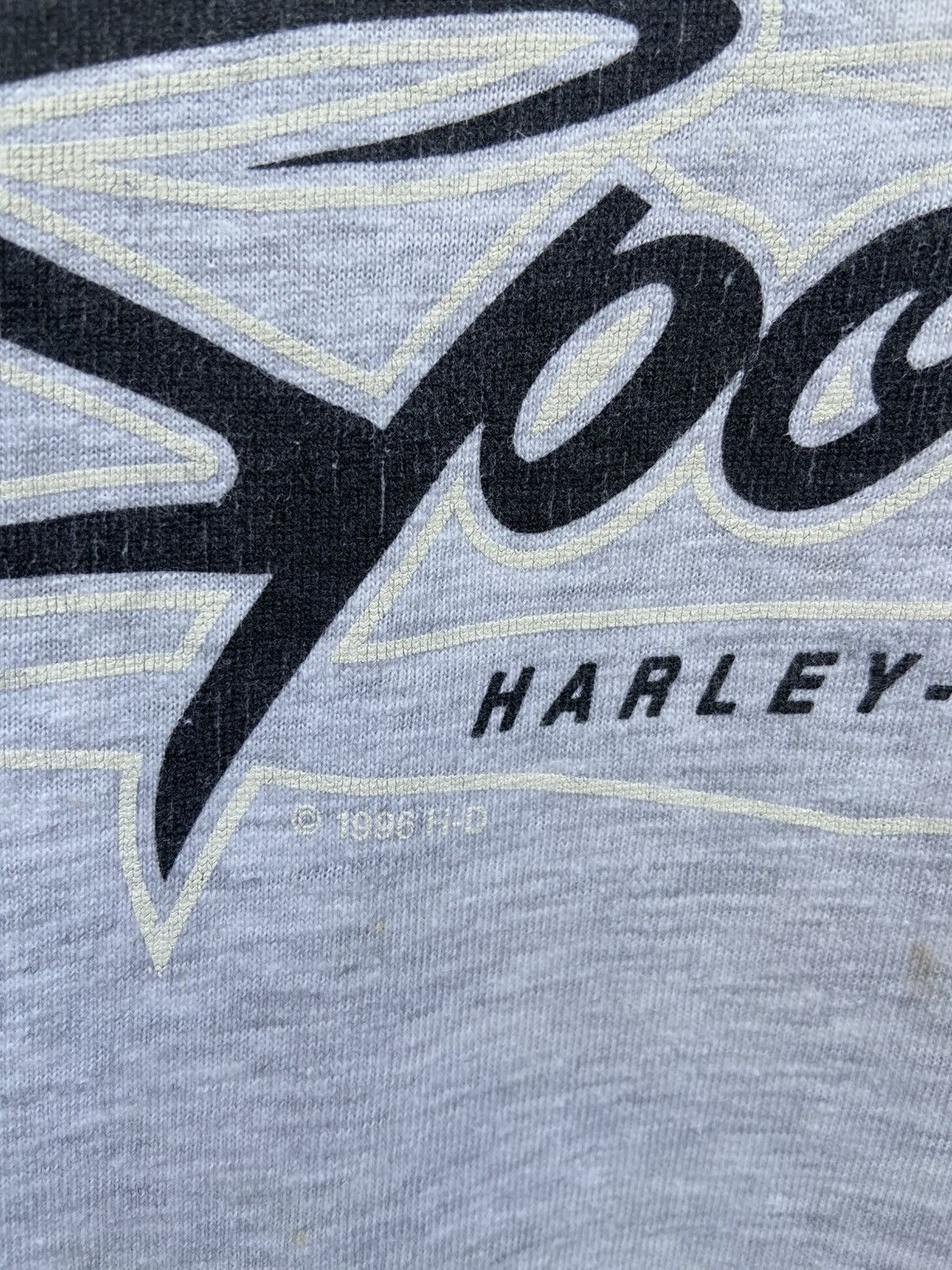 Harley Davidson 🔥 Vintage 90s Vintage Harley Davidson t shirt Longhorn Size US L / EU 52-54 / 3 - 9 Thumbnail