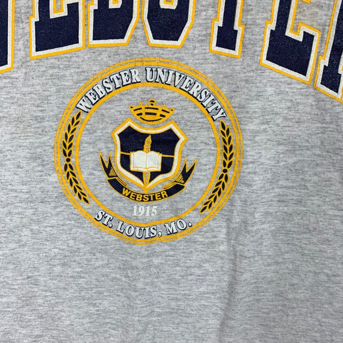 Jansport Vintage 90’ JANSPORT WEBSTER UNIVERSITY Crest Tee Shirt Top Size US S / EU 44-46 / 1 - 4 Thumbnail