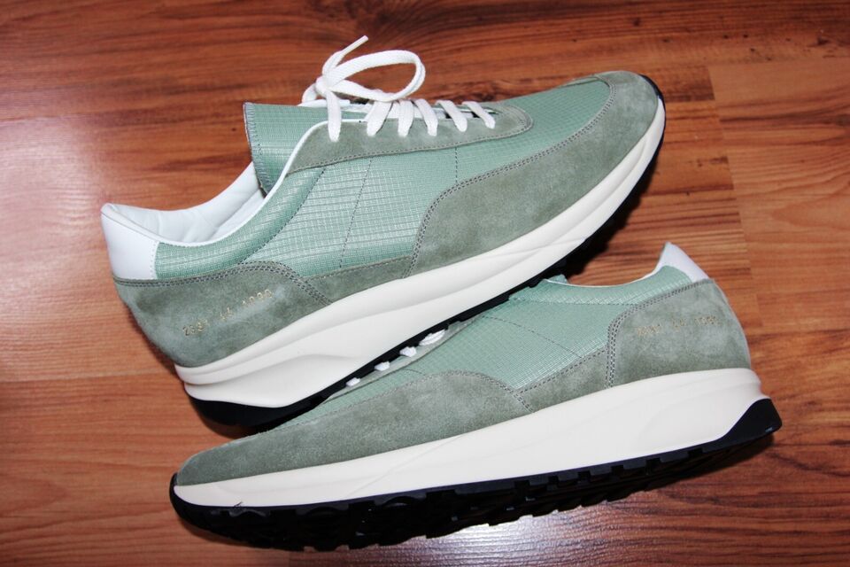 image of Common Projects Track 80 Green Shoes, Men's (Size 9)