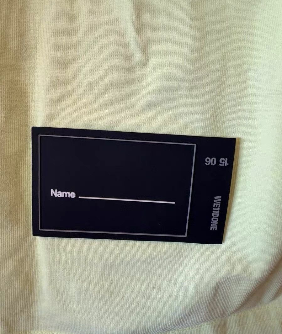 WE11DONE WE11DONE Reflective Logo Print Cotton Short Sleeve T-shirt Size US S / EU 44-46 / 1 - 4 Thumbnail
