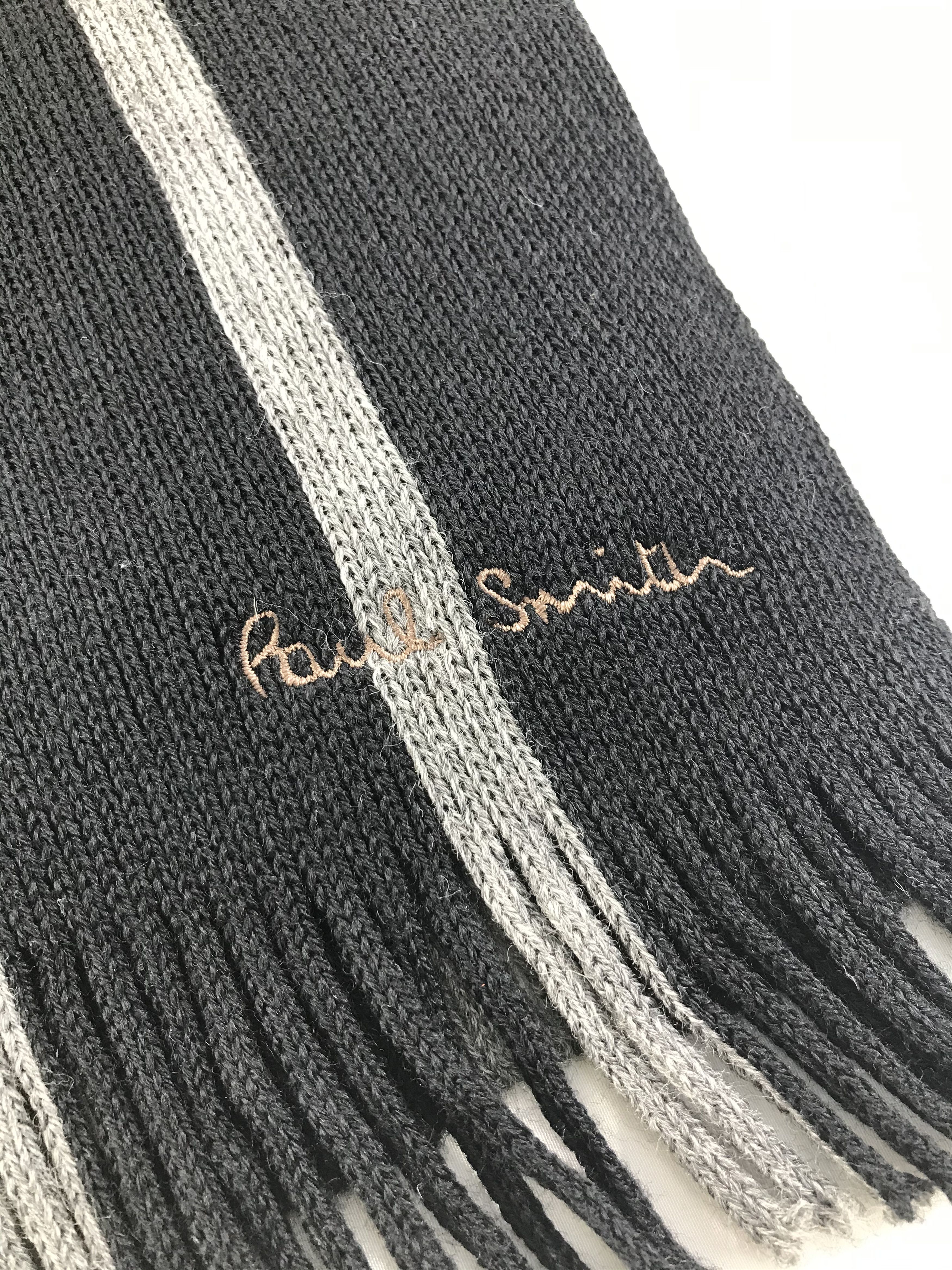 Paul Smith × Vintage Paul Smith Scarf / Muffler / Neckwear - WW2805 Size ONE SIZE - 4 Thumbnail