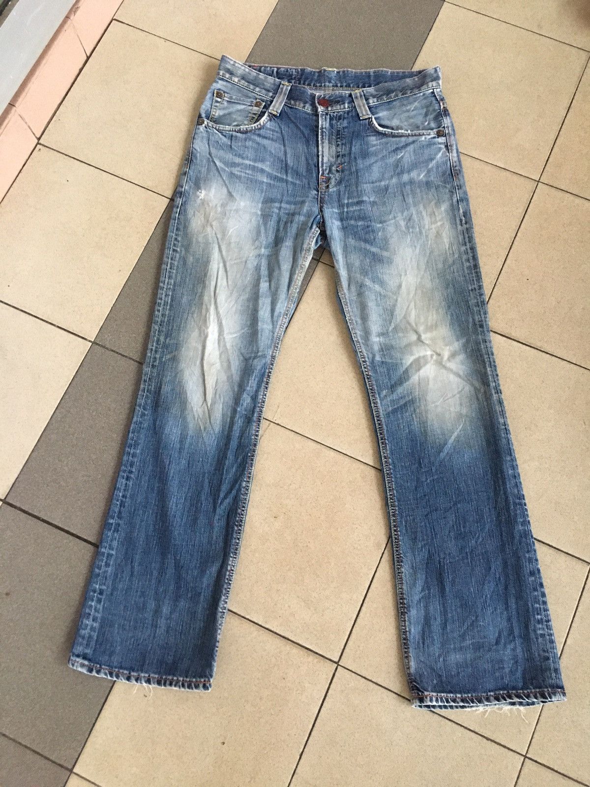 Edwin × Japanese Brand × Vintage Edwin blue trip 503 vintage Size US 34 / EU 50 - 1 Thumbnail