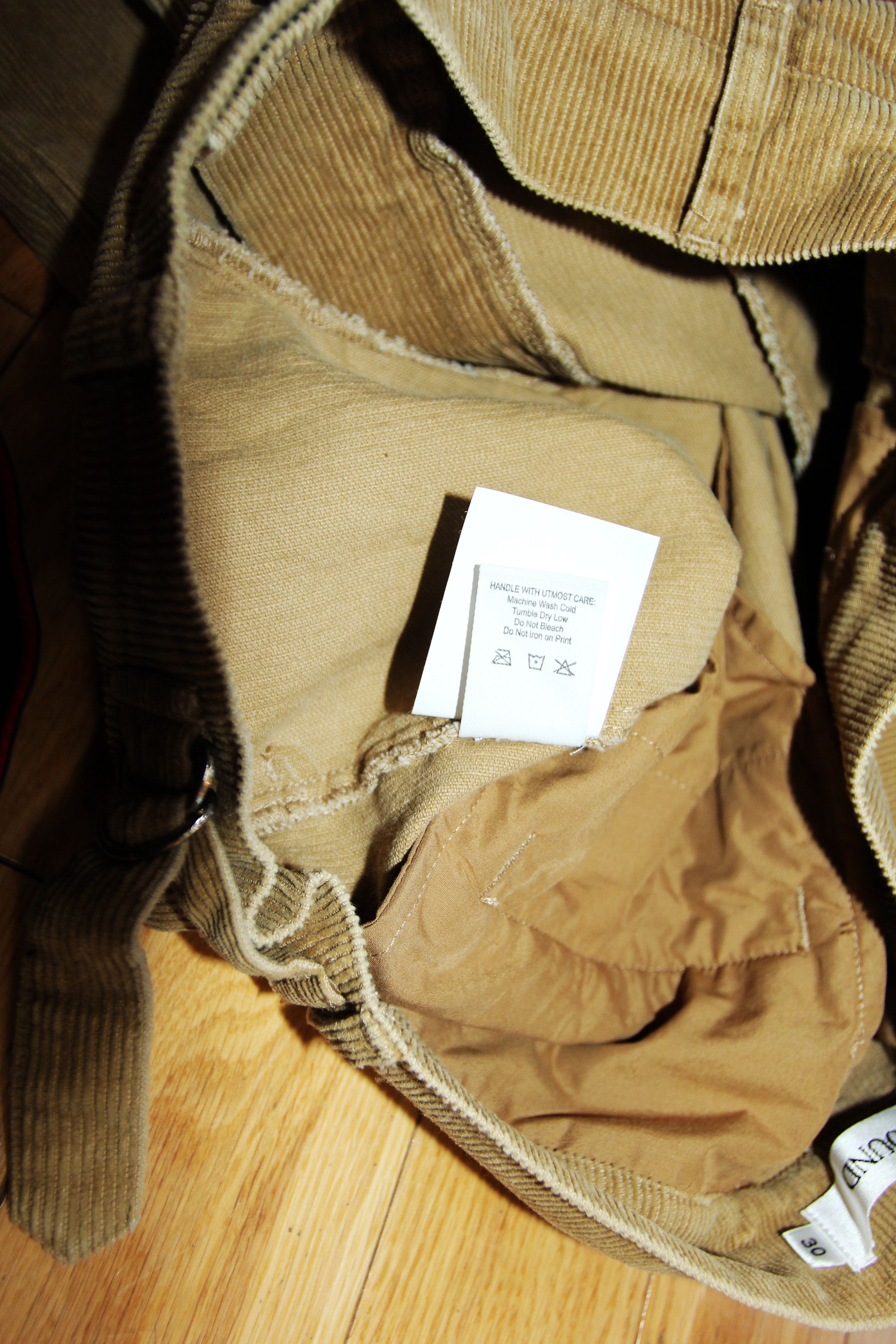 Other BNWT AW25 FOUND PLEATED CORDUROY PANTS 30 Size US 30 / EU 46 - 10 Thumbnail