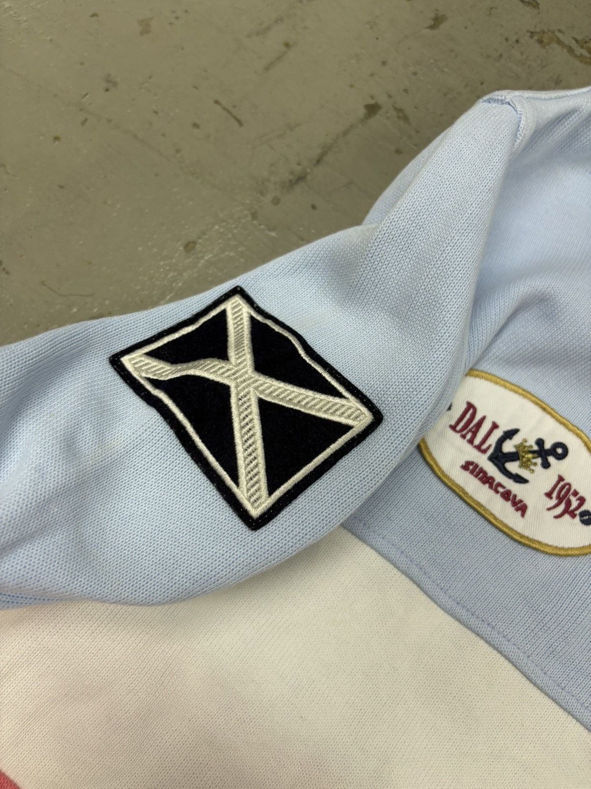 Japanese Brand LUPO DI MARE Sina Cova Sweatshirt Patch Logo Rugby Polo Size US L / EU 52-54 / 3 - 7 Thumbnail