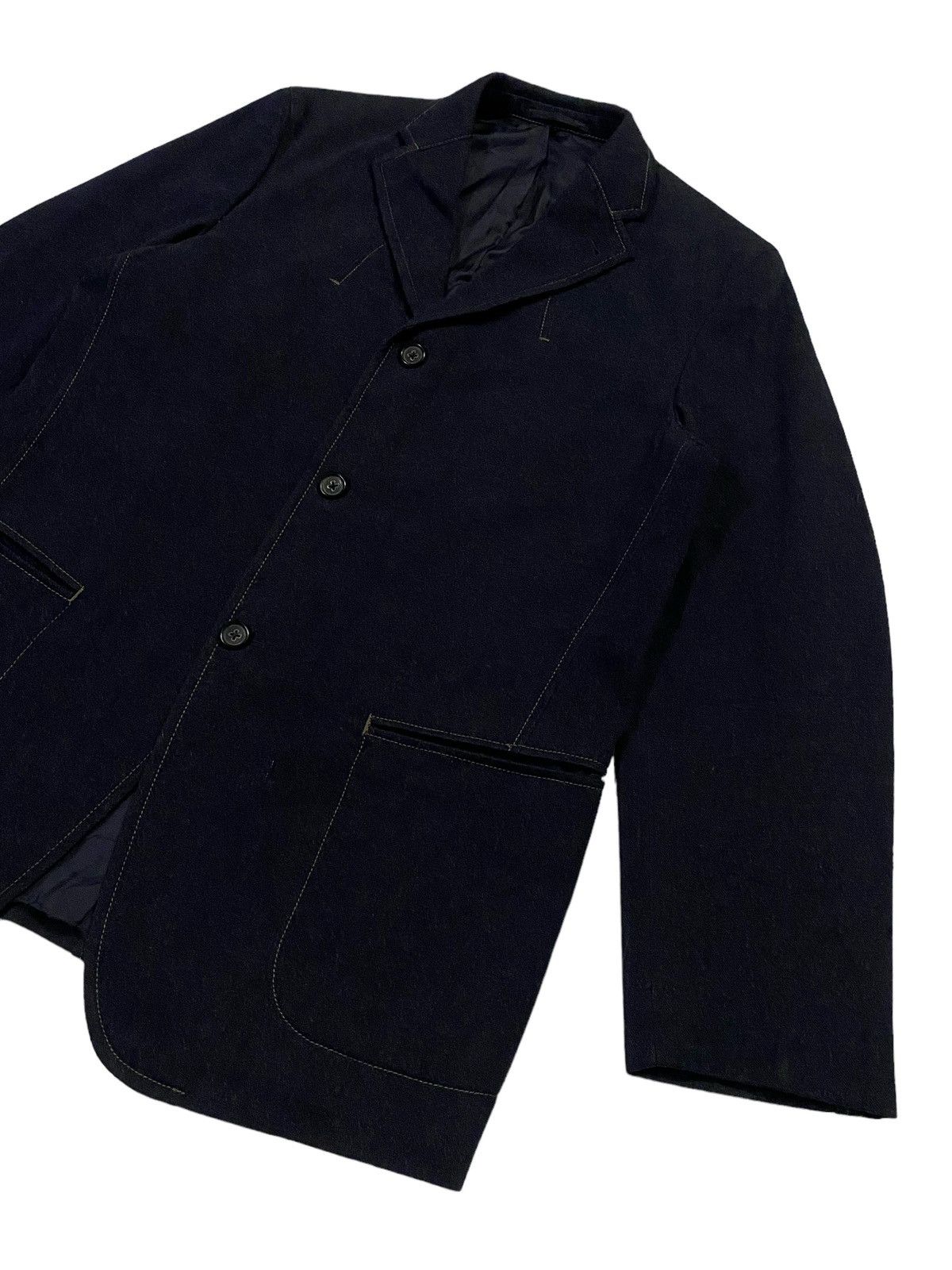 Jil Sander Jil Sender Navy Blue Blazer/Jacket Size US M / EU 48-50 / 2 - 15 Thumbnail