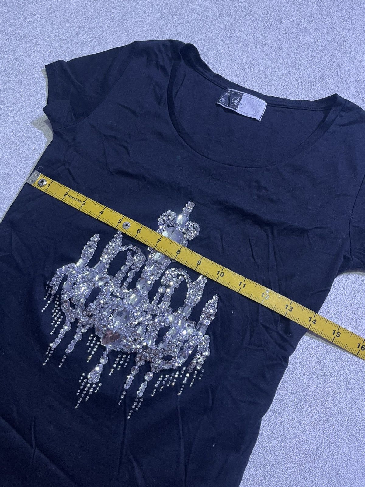 Hysteric Glamour Y2K RADY short tshirt women gliter motif style Size S / US 4 / IT 40 - 9 Thumbnail