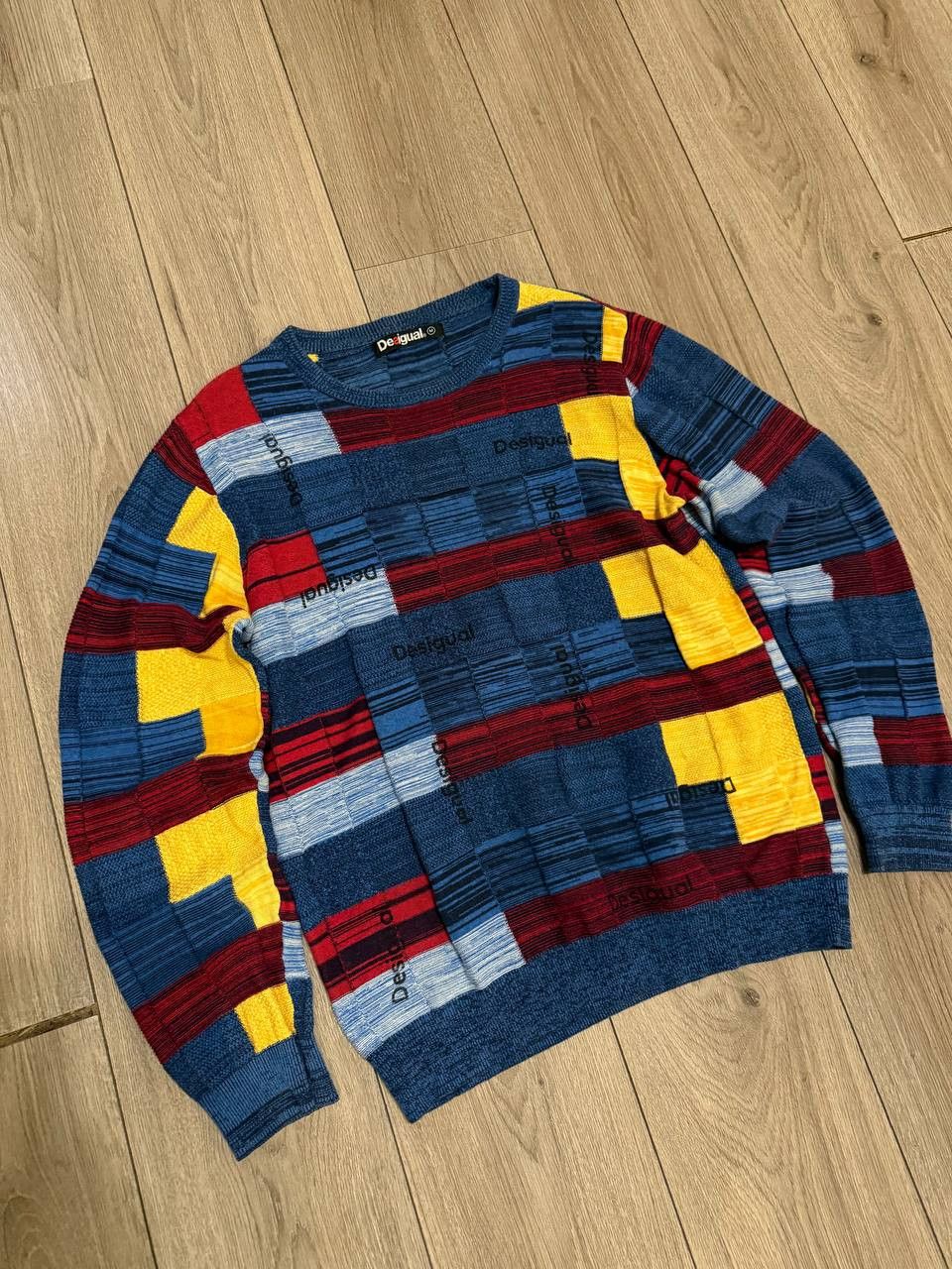 Desigual Desigual Sweater Mens Size M Multioclor Regular Pullover Size US M / EU 48-50 / 2 - 2 Thumbnail