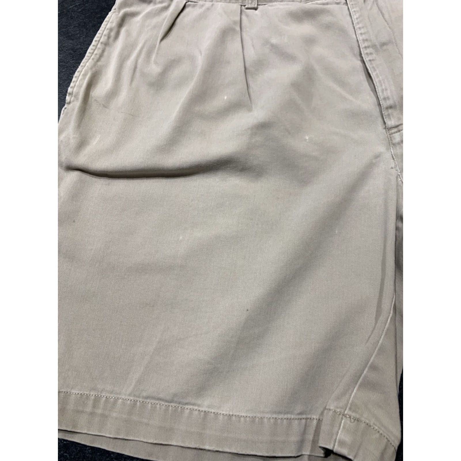 Polo Ralph Lauren VINTAGE Polo Ralph Lauren Tyler Chino Shorts Size 40 Pleated Khaki Tan Classic 90s Mens Size US L / EU 52-54 / 3 - 4 Thumbnail