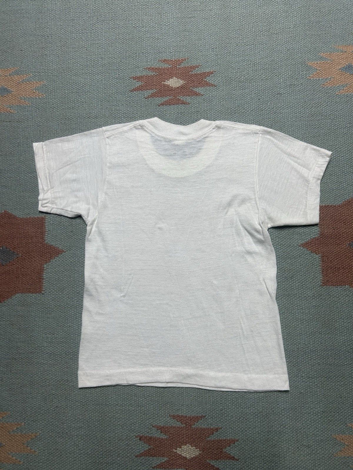 Vintage Vtg 60s blank white t shirt fruit of loom kids 10 baby tee Size XXS / US 00 / IT 34 - 6 Thumbnail