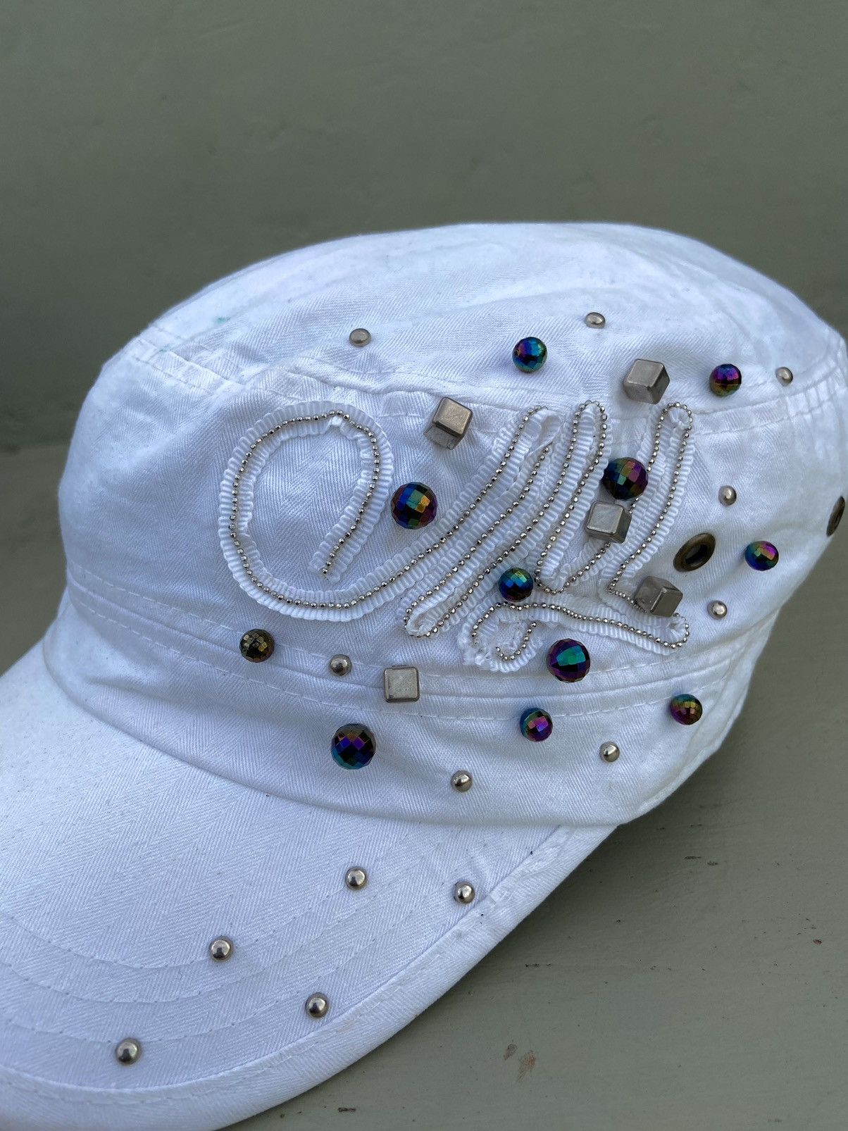Le Grande Bleu (L.G.B.) 2000s button studded patrol hat Size ONE SIZE - 6 Thumbnail
