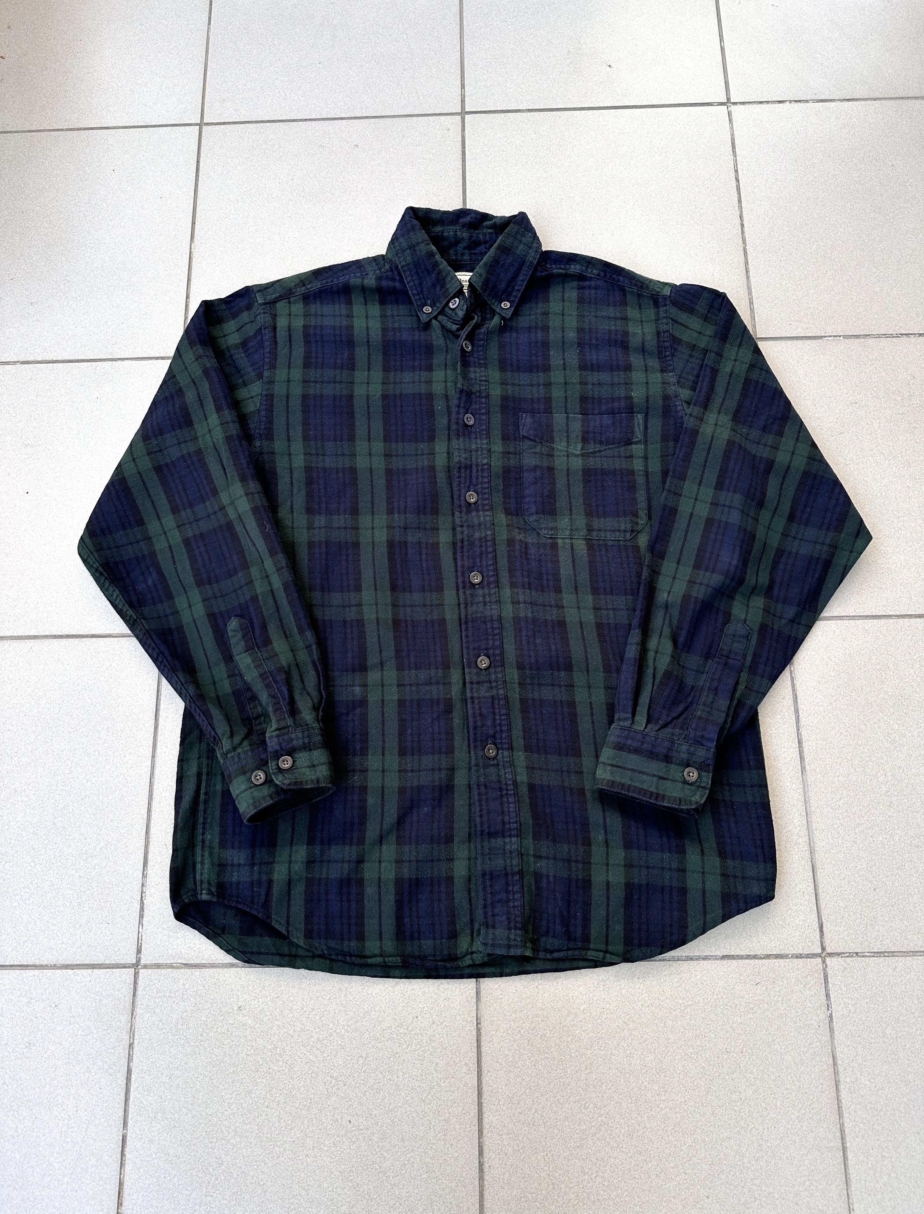 L.L. Bean L.L Bean flanel shirt button up tartan Size US M / EU 48-50 / 2 - 1 Thumbnail