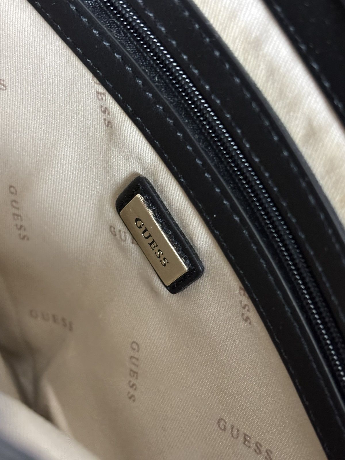 Guess Guess 1981 Black Quilted Tote Bag Size ONE SIZE - 6 Thumbnail