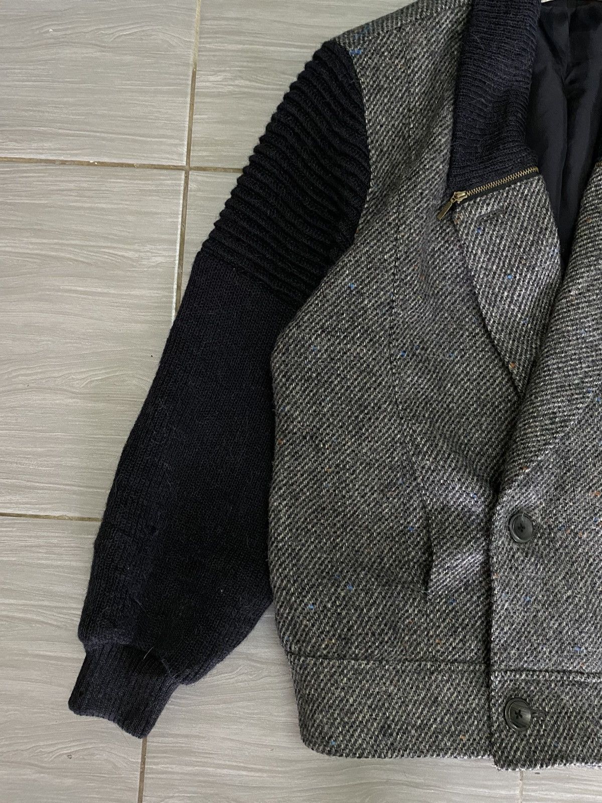 Japanese Brand Vtg Cordier Wool Bomber Jacket Style Size US M / EU 48-50 / 2 - 10 Thumbnail