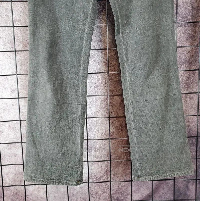 Burberry Burberry Gray Cotton Check Trousers for Women. Size 27" / US 4 / IT 40 - 4 Thumbnail