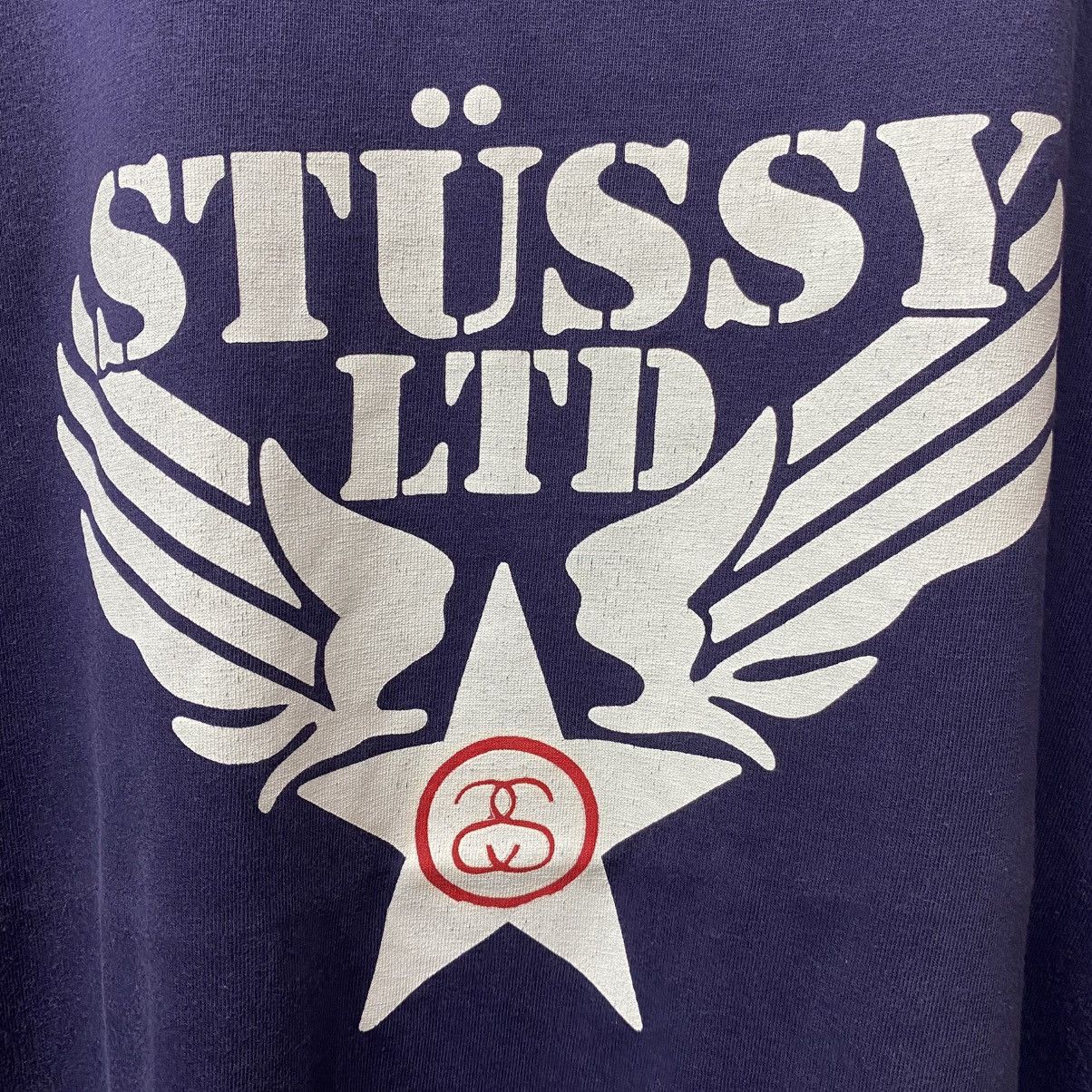 Stussy Vintage 90s STUSSY Avirex Rip-Off Logo Graphic Faded Tee Size US M / EU 48-50 / 2 - 3 Thumbnail