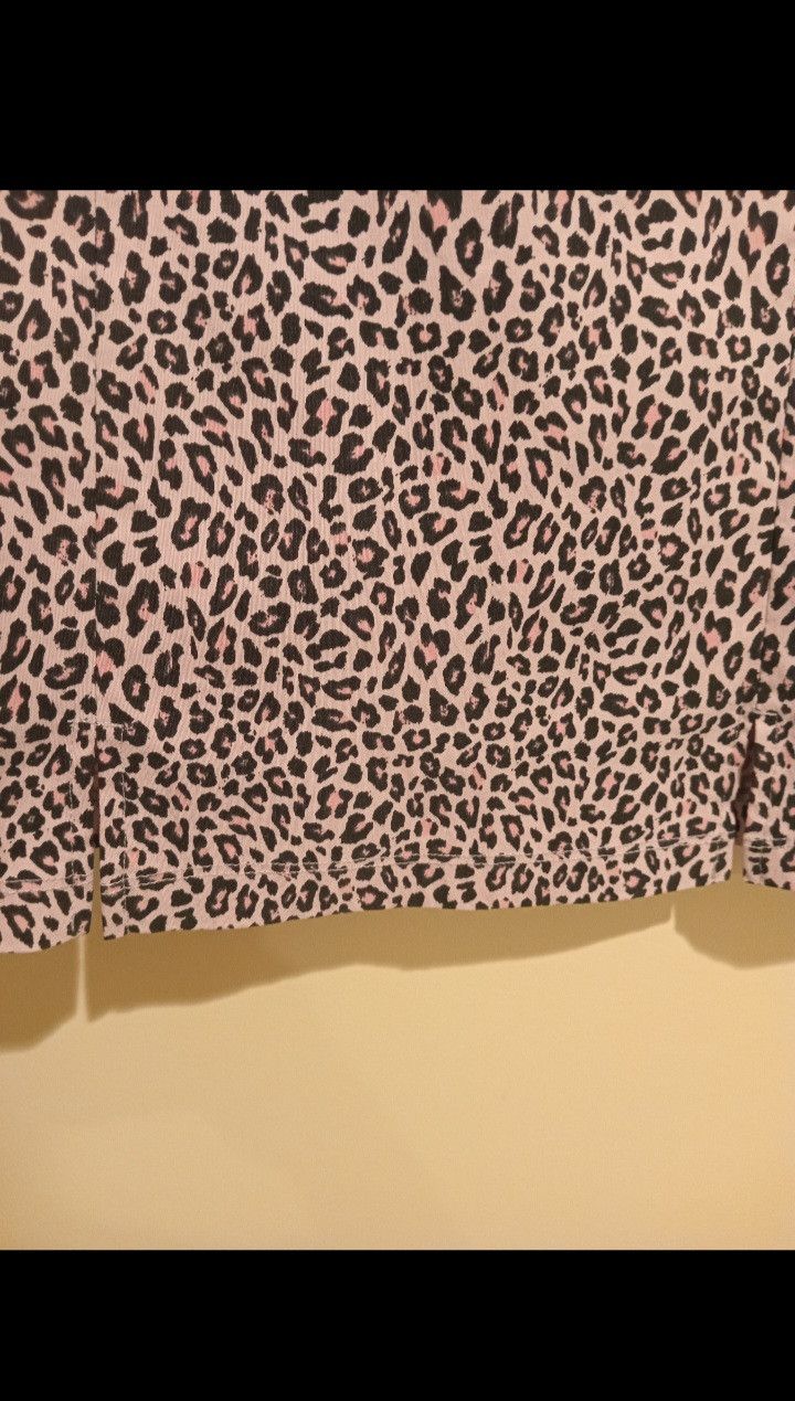 Topshop Topshop Pink & Black Leopard Sexy Mini Skirt Size 30" / US 8 / IT 44 - 7 Thumbnail