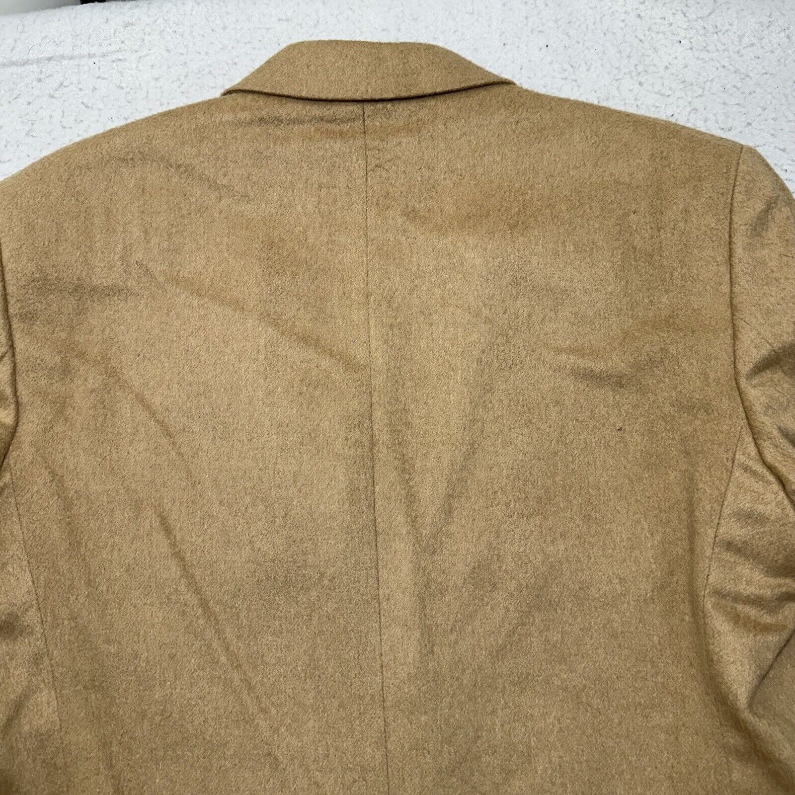 Other Christopher Hayes 42S 100% Camelhair Suit Jacket Beige Coat Size 42S - 17 Thumbnail