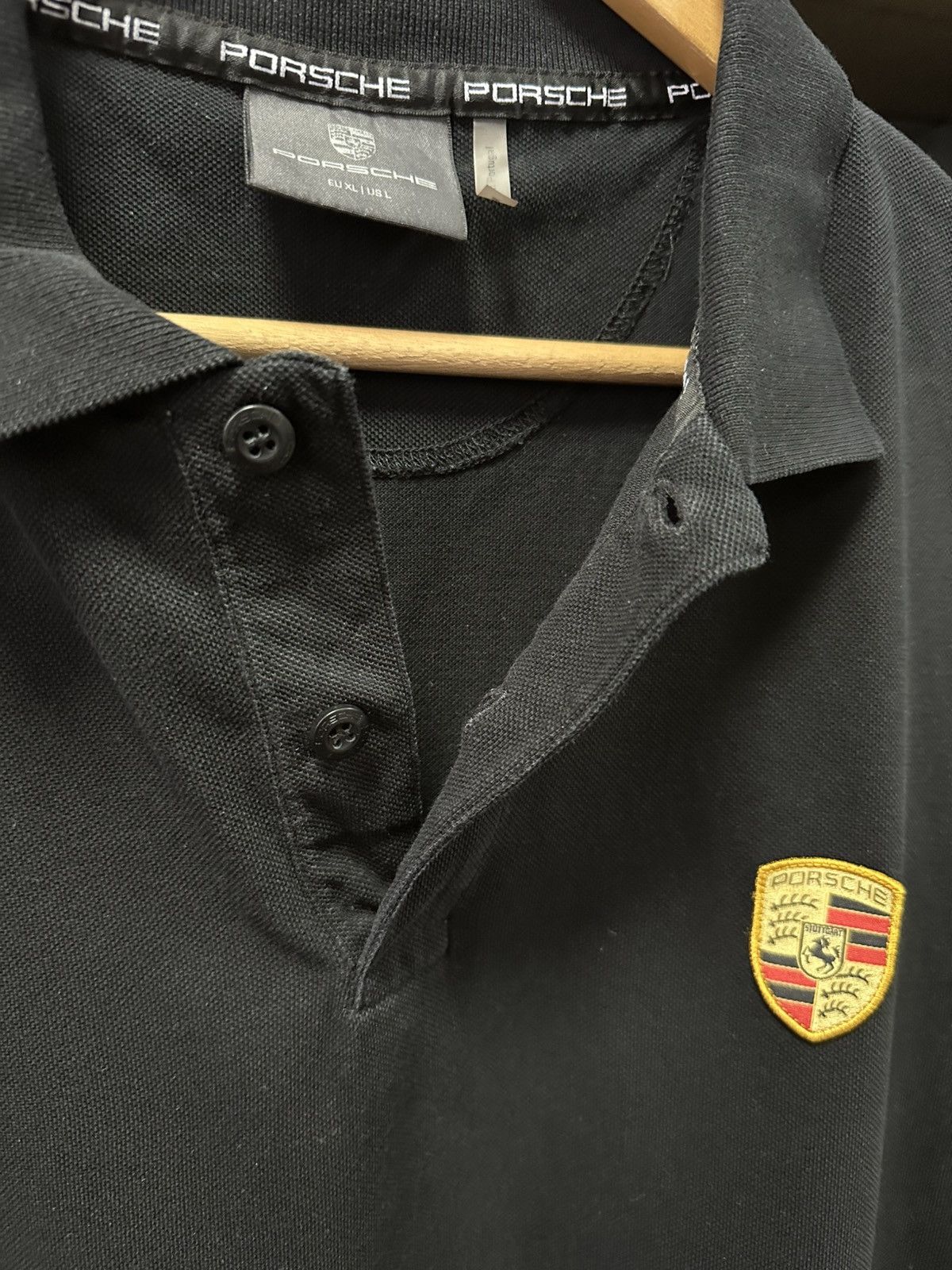 Porsche Design Porsche Polo Shirt Official Black T-Shirt La Martina Style Size US L / EU 52-54 / 3 - 9 Thumbnail