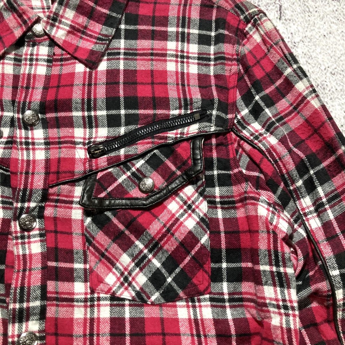 In The Attic 2000s In The Attic Plaid Flanel Button Shirt Punk Lgb Style Size US M / EU 48-50 / 2 - 5 Thumbnail