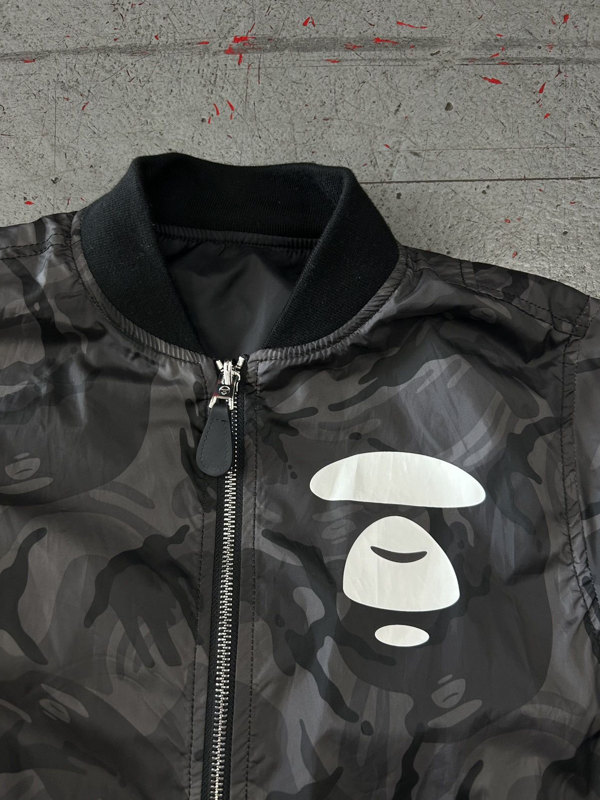 Aape AAPE Reversible Bomber Jacket Size Medium Size US M / EU 48-50 / 2 - 10 Thumbnail