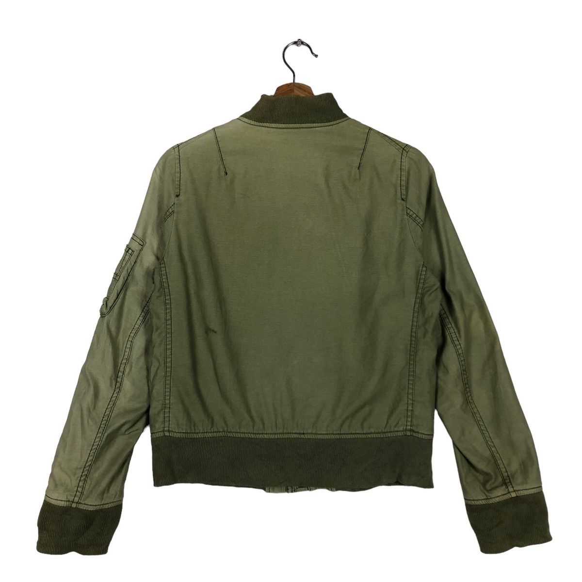 MOUSSY 🔥Cropped Biker Jacket Military Design Moussy Japan Made Size US S / EU 44-46 / 1 - 8 Thumbnail