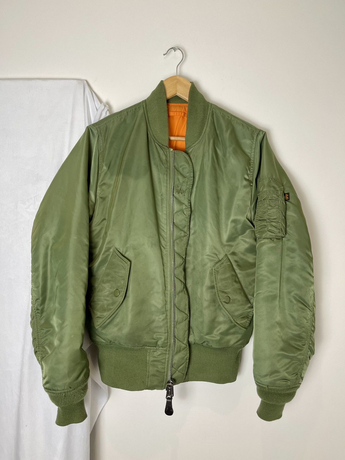 Alpha Industries Alpha industries oversized flight bomber jacket olive green Size US M / EU 48-50 / 2 - 1 Thumbnail
