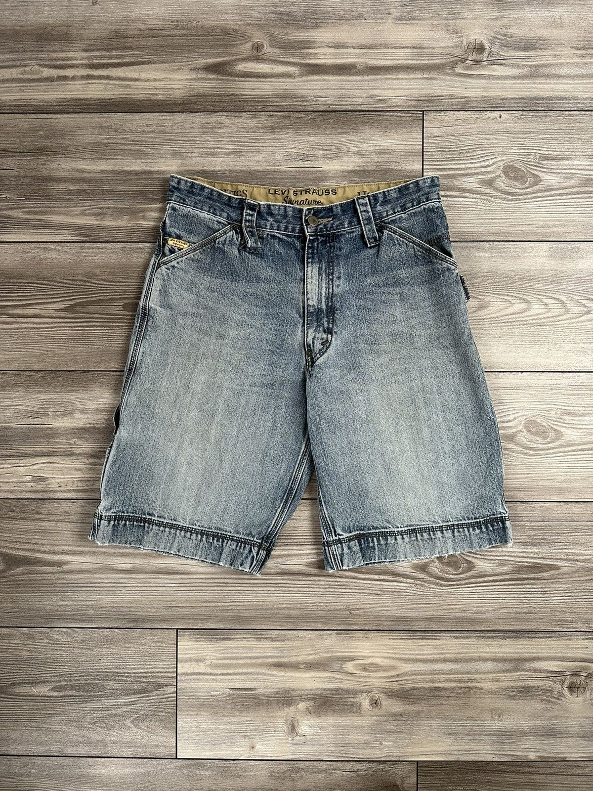 Levi's Faded Vintage Y2K Levi’s Denim Shorts Size US 31 - 1 Thumbnail