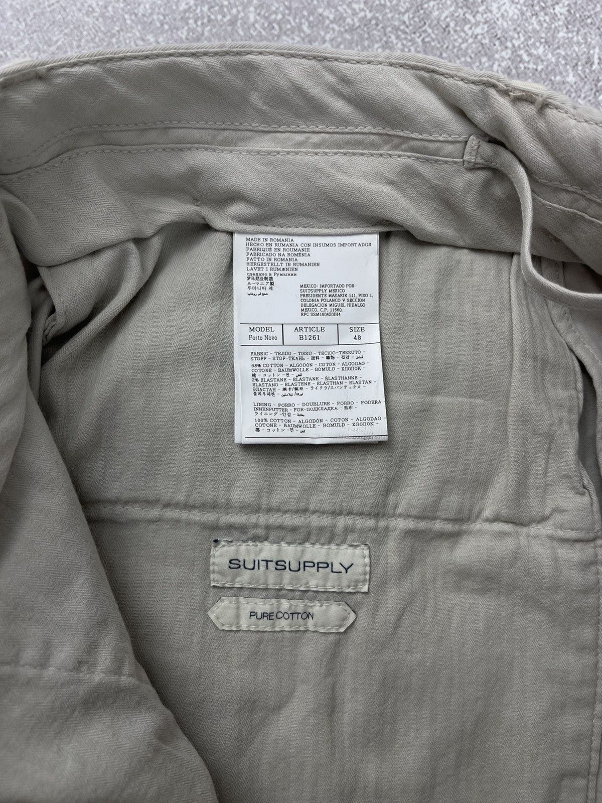 Suitsupply Suitsupply Porto Novo Pure Cotton Trousers Pants Size US 32 / EU 48 - 7 Thumbnail