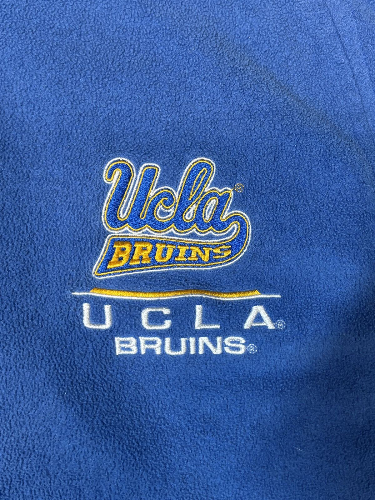 Pro Edge Vintage 2005 Pro Edge UCLA Fleece Zip-Up Hoodie Size L 0568 Size US L / EU 52-54 / 3 - 4 Thumbnail