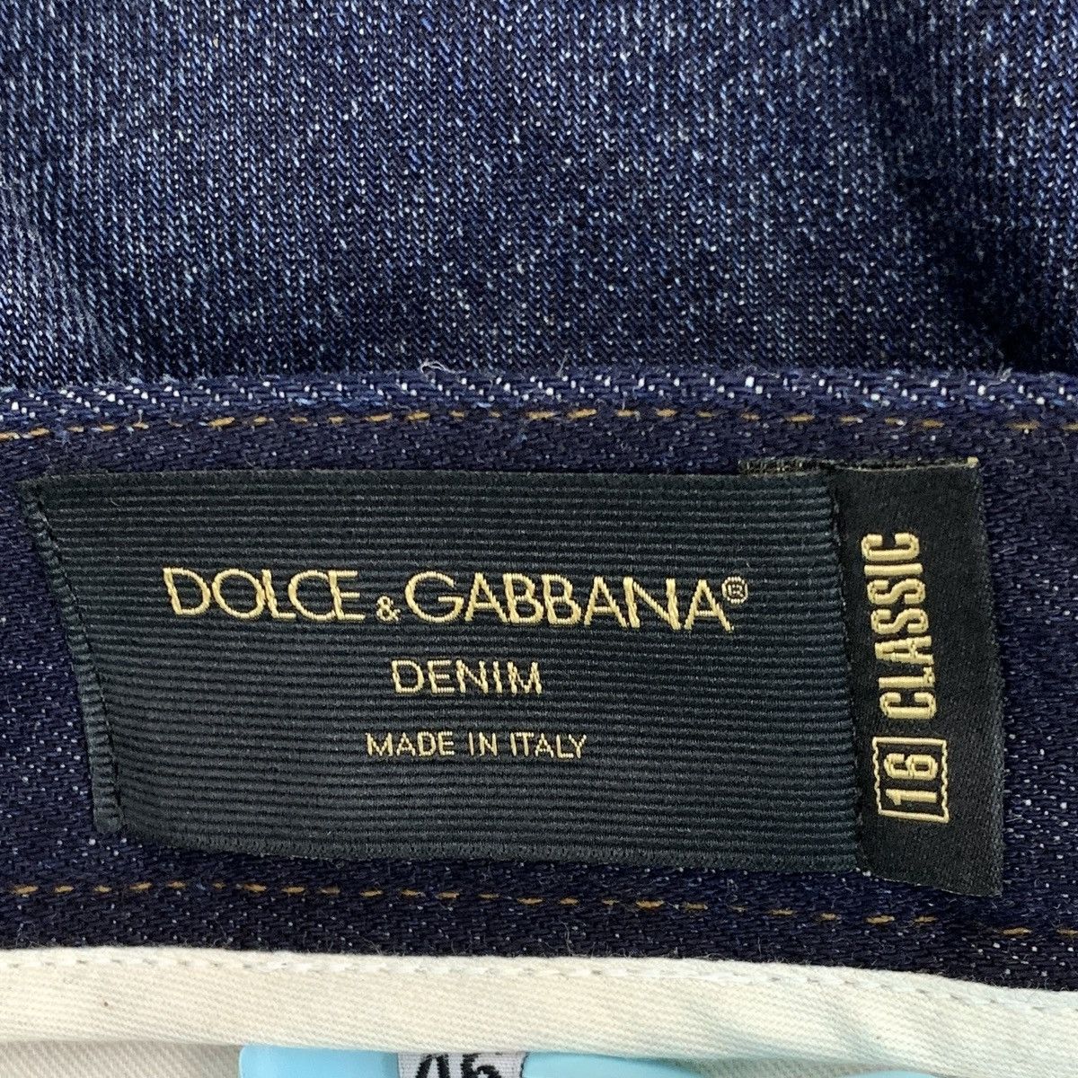 Dolce & Gabbana Dolce Gabbana Dark Blue Distressed Denim Casual Pants K26WX Size US 32 / EU 48 - 8 Thumbnail